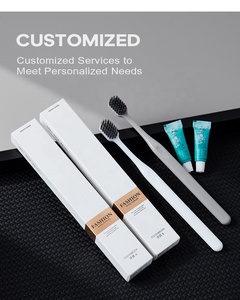 Kit dentale da viaggio Logo personalizzato monouso 10 pz Set da toilette Hotel servizi per il bagno all'ingrosso per l'ospitalità - Product Image 3