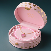 Emballage de bijoux haut de gamme en gros, boîte en papier rigide avec fermoir magnétique, cadre métallique, support ODM/OEM, conception personnalisée, boîtes de luxe, finition mate