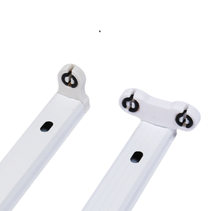 Iluminación Interior Comercial e Industrial, Portalámparas Doble de 18w 24w, G13 T8, Dos Tubos con Cubierta, Estándar de Exportación, 1200mm 1500mm 600mm - Product Image 1