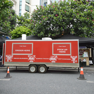 Belle remorque de restauration Bar à bière Vintage Snack Food Van Chariot à crème glacée Bar mobile Camion pour les événements - Product Image 3