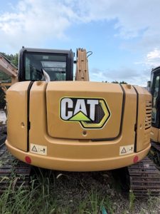 Excavatrice sur chenilles compacte CAT 308E2 d'occasion stable, unité de 8 tonnes avec cabine fermée pour travaux de pipeline et terrassement sur petits sites - Product Image 6