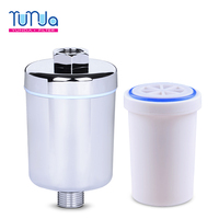 Filtre à charbon de bois ABS galvanisé, dispositif de Filtration de douche automatique, acier inoxydable, écologique, ménage 1/ 2 pouces mâle et femelle