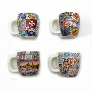 Cadeaux d'affaires Espagne Jamaïque Malte 2025 – Plaque de Majorque imprimée UV, aimant de réfrigérateur 3D demi-tasse, souvenirs d'intérieur en céramique Art Déco - Product Image 4