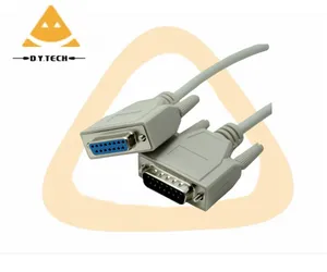 Double row female DB15 extension cable D-SUB 15pin male female adapter for computer,scanner,camera,car,multi function,multimedia
