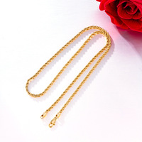 Collier en chaîne tressée brillante et fine, anti-rouille, pour femme, idéal pour anniversaire et mariage, vente en gros, populaire et élégant