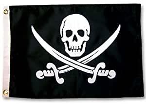 Banderas Piratas Personalizadas de Poliéster 150D Impresas a Todo Color, 3x5 pies, Baratas, Venta al Por Mayor Directo de Fábrica en China - Product Image 4