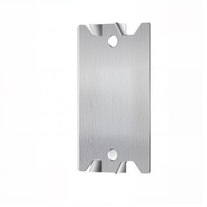 Placa de Protección de Cables Mori, Acero Plateado, Accesorio de Hardware Moderno y Sencillo - Product Image 2