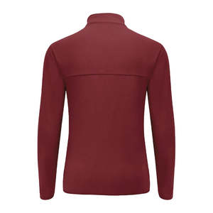 Mens Quarter Zip Fleece Pullover Solid Color Winter Warm Casual Long Sleeve <b>Top</b> OEM ODM Wholesale Fashion Knitwear Clothing - Product Image 2