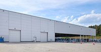 Nave Industrial Prefabricada de Acero de Gran Envergadura, Construcción Duradera para Fábrica o Planta