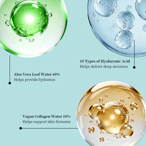 Ampollas de Suero Refrescante para Reparación de la Piel Sensible, con Células Madre, Antiarrugas, Hidratante, Calmante y Reafirmante, Marca Blanca - Product Image 3