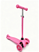 Trottinette pour enfants à trois roues en acier LS304 avec roues en PU, trottinette miniature réglable en hauteur pour les enfants, jouet d'extérieur