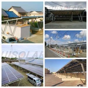 UISOLAR Sistema Fotovoltaico Personalizzato per Carport con Pannelli Policristallini Impermeabili, Base in Cemento e Garanzia <span class=keywords><strong>di</strong></span> 10 Anni per Uso Esterno - Product Image 4