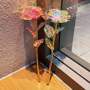 Nuevos Ramos de Flores Artificiales de Rosa Galaxia con Caja de <span class=keywords><strong>Regalo</strong></span>, Regalos de San Valentín para Ella, Mamá, Esposa, Novia, Día de San Valentín 2026 - Product Image 4