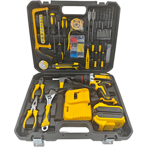2025 New Arrival Multifunctional 21V Cordless Impact Drill <strong>Tool</strong> <strong>Set</strong> with 30N.M Torque Brush Motor 3/8 in Chuck - Product Image 3