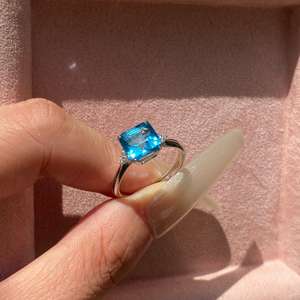 중국에서 수제 제작된 여성용 절묘한 미스타라 R046 빈티지 보석 반지 선물 - Product Image 2