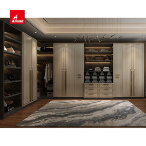 AllandCabinet Estilo moderno Lujo Alta calidad Armario personalizado con panel de vidrio - Product Image 4