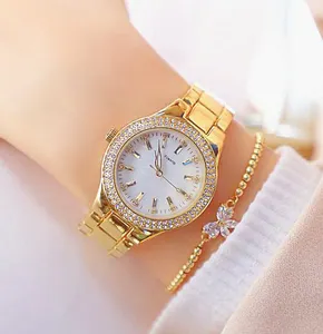 Bắt đầu từ 50 miếng, đồng hồ thạch anh nữ hợp kim chất lượng cao, đơn giản và thời trang có thể được bán buôn