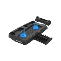Support de ventilateur de refroidissement multifonction pour console PS5 Stockage de cartes de jeu 3 Hub Usb Support de chargement pour manette PS5 Vente en gros