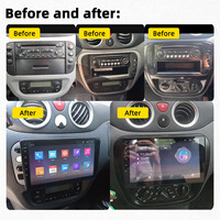 Radio de Coche 2DIN con Navegación GPS Estéreo Android CarPlay para Citroen C2 C3 2001-2010, Portátil para el Tablero con WIFI