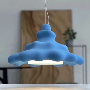 Modern Blue Steel Waterproof Pendant <b>Lamp</b> <b>LED</b> Dimmable Novelty Soft Warm White Light Residential Indoor Lighting Large Size - Product Image 2