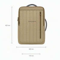 Sac à dos pour ordinateur portable en polyester imperméable et souple