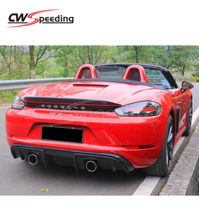 Kit carrosserie personnalisé de luxe style <span class=keywords><strong>GT4</strong></span>, pare-chocs avant en fibre de carbone, diffuseur arrière pour <span class=keywords><strong>PORSCHE</strong></span> 718 BOXSTER - Product Image 5