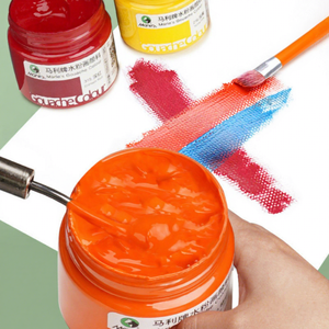 Ensemble de peinture <span class=keywords><strong>gouache</strong></span> Marly 100 ml, lavable, pour peinture au doigt, pour étudiants en art, à partir de 8 ans, pour tableaux d'affichage artistiques, fresques murales et peinture murale - Product Image 5