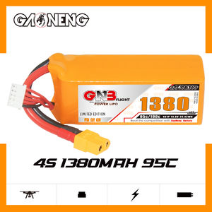 Gaoneng Gnb 1380Mah 4S 14.8V 95C XT60 Lipo Batterij Fpv Drone Chimera5 Evoque F5D/F5X Nazgul evoque F6X/F6D Racing Pilot - Product Image 2