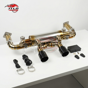 สำหรับท่อไอเสีย GTS 991.2 Apex-Series Valvetronic, ไทเทเนียม/สแตนเลสสตีล, โครงสร้างท่อระดับพรีเมียม - Product Image 3