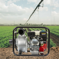 Tragbare 4-Zoll-Benzin-Wasserpumpengeneratoren Hochdruck-Reinwasser FLÜSSIG