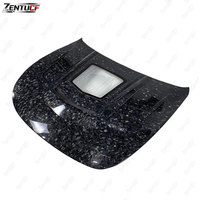 Capot moteur en fibre de carbone transparent pour Infiniti G37 Coupé 2007-2013, capot avant transparent ventilé