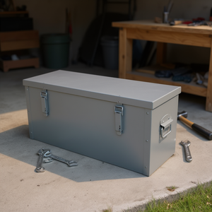 Boîte à outils en acier Ttake 120x40x45 cm, coffre de rangement galvanisé - Product Image 3