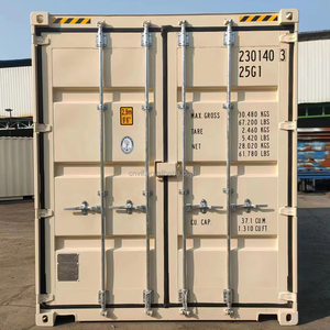 Conteneur de stockage à double porte résistant aux intempéries 20HQ |   Accès au tunnel High Cube de 9'6'' - Product Image 1