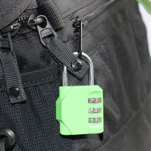 Travel Lock Zinc Alloy Combination Padlock 52x33x16mm Resettable For Bags Drawers Wardrobe <b>Doors</b> - Product Image 1