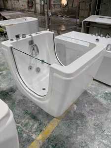 Bañera Acrílica Independiente para Bebés, Bañera <span class=keywords><strong>de</strong></span> Masaje, <span class=keywords><strong>Spa</strong></span> Termostático Interior para Bebés con Ventana <span class=keywords><strong>de</strong></span> Vidrio, Piscina Infantil - Product Image 5