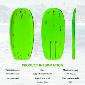 Tabla de Foil SUP Ligera de Carbono Verde 16L 18L con Motor, Bomba de Hidroala Todo en Uno para Saltos y Surf, Compra Única JFS-FB 007 Lig - Product Image 2