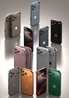 Coque de téléphone en aluminium pour iPhone 18 Pro Max, coque de téléphone en métal pour iPhone 18 Pro 17 16 15 14 LM076