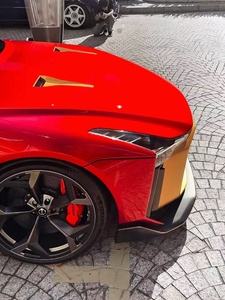 Pour <span class=keywords><strong>Nissan</strong></span> GTR R35 Kit de carrosserie en Fiber de carbone R35 mise à niveau <span class=keywords><strong>R50</strong></span> Style pare-chocs avant et arrière Spoilers capot - Product Image 6