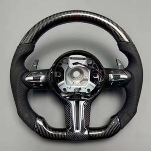 BMW E90 F10 F30 F31 F32 F36 F20 E92 E60 X6 E71 F20 F36 E70 M3 M5 Siyah Delikli Deri Karbon <span class=keywords><strong>M</strong></span> Sport Direksiyon Simidi - Product Image 6