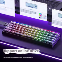 Clavier de Jeu Mécanique Filaire AULA HERO 68HE à Switches Magnétiques, Personnalisable RGB, 65% pour E-sport