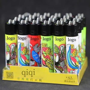 热销经典火柴打火机 Encendedor 烟具定制徽标厨房火焰打火机香烟细长型大号打火机 - Product Image 1