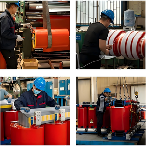 Transformador Trifásico de Resina Fundida Tipo Seco de 50KVA 100KVA 150KVA 200KVA 250KVA 10KV 20KV 35KV para Suministro de Energía Industrial - Product Image 4