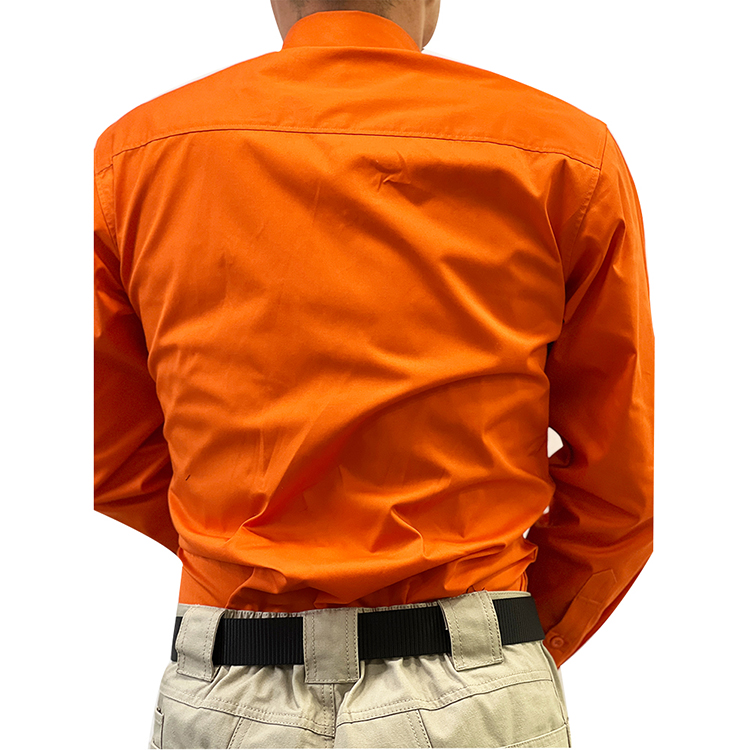 Custom Professional Comfortable  Long Sleeve Mens Slim Formal Officer Security Guard Uniform Shirts