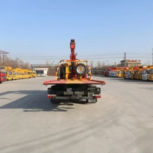 Dépanneuse avec <span class=keywords><strong>grue</strong></span> Dongfeng 4x2 diesel 165 HP moteur <span class=keywords><strong>5</strong></span> tonnes <span class=keywords><strong>grue</strong></span> droite <span class=keywords><strong>t</strong></span>élescopique utilisée pour le levage et le sauvetage - Product Image 6