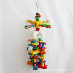 Bán Buôn Lớn Bền Vững Bằng Gỗ Xoay Gnaw Bird Đồ Chơi Cho Vẹt Và Lồng Trang Trí - Product Image 2