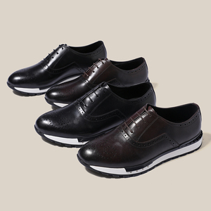 New Style Premium <b>Top</b>-grain Cowhide Casual Shoes Fashion Lightweight Breathable Sports Shoes - Product Image 6