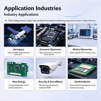 Lini Produksi SMT Siap Pakai Peralatan Perakitan PCB Otomatis Kontrol Layar Sentuh untuk Manufaktur Elektronik