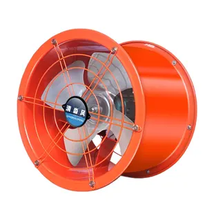 Kaliteli bakır motor egzoz extractor havalandırma silindir eksenel akış fanı 12 "endüstriyel egzoz fanı toptan fabrika