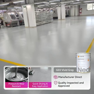 Suministro de fábrica: Revestimiento de suelo epoxi antiestático ESD para fábricas textiles vacías, plantas de hilatura, superficie epoxi completa sin telares - Product Image 4