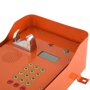 Téléphone d'extérieur résistant aux intempéries, anti-vandalisme, robuste, téléphone d'urgence public avec écran LCD - Product Image 3